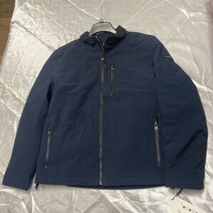 Calvin Klein‎ Sherpa Lined Soft Shelled Navy jacket NWT